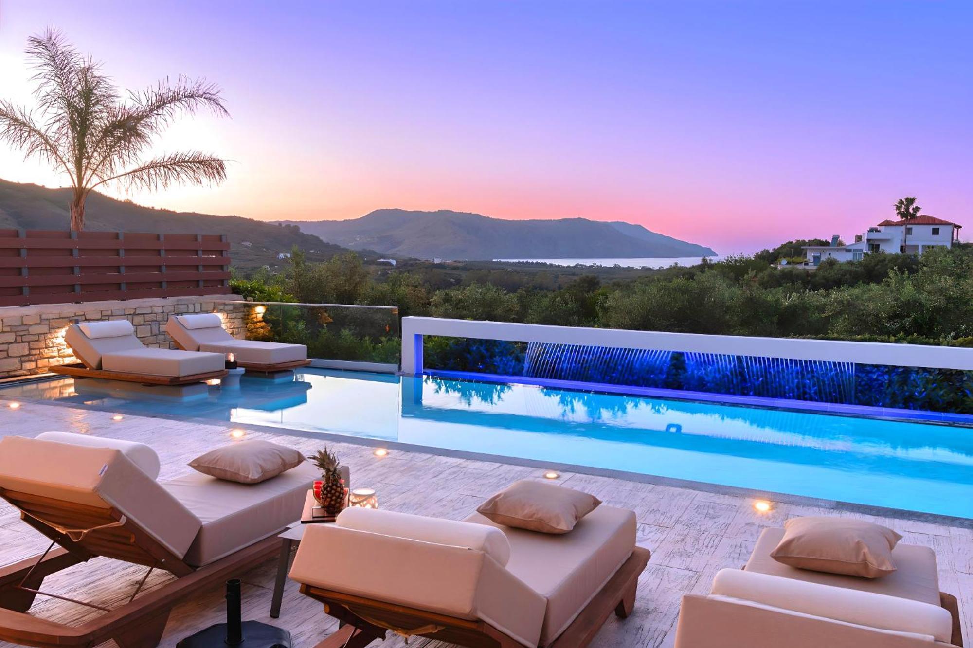Minoas Villas Heated Pool Kournás 외부 사진