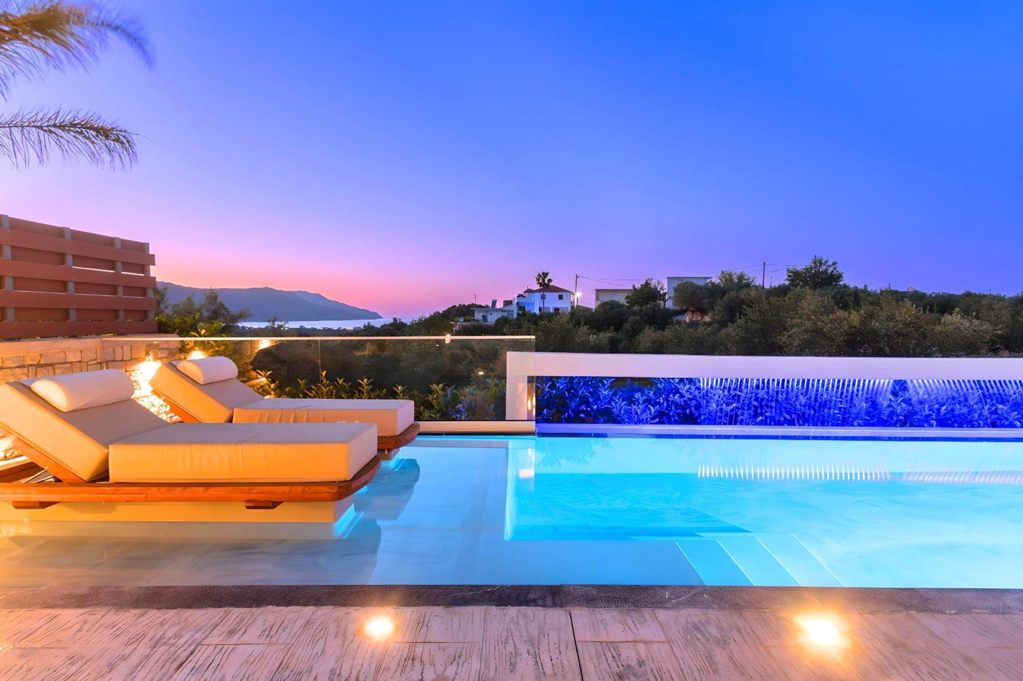 Minoas Villas Heated Pool Kournás 외부 사진