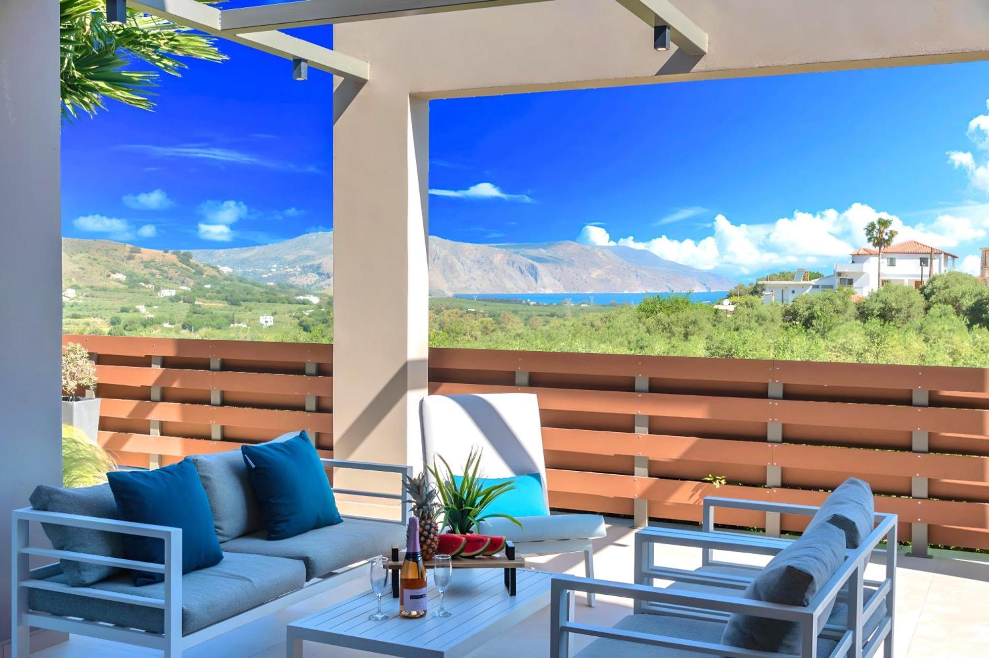 Minoas Villas Heated Pool Kournás 외부 사진