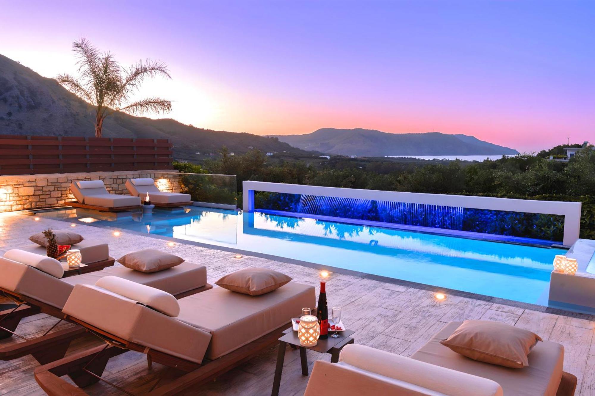 Minoas Villas Heated Pool Kournás 외부 사진