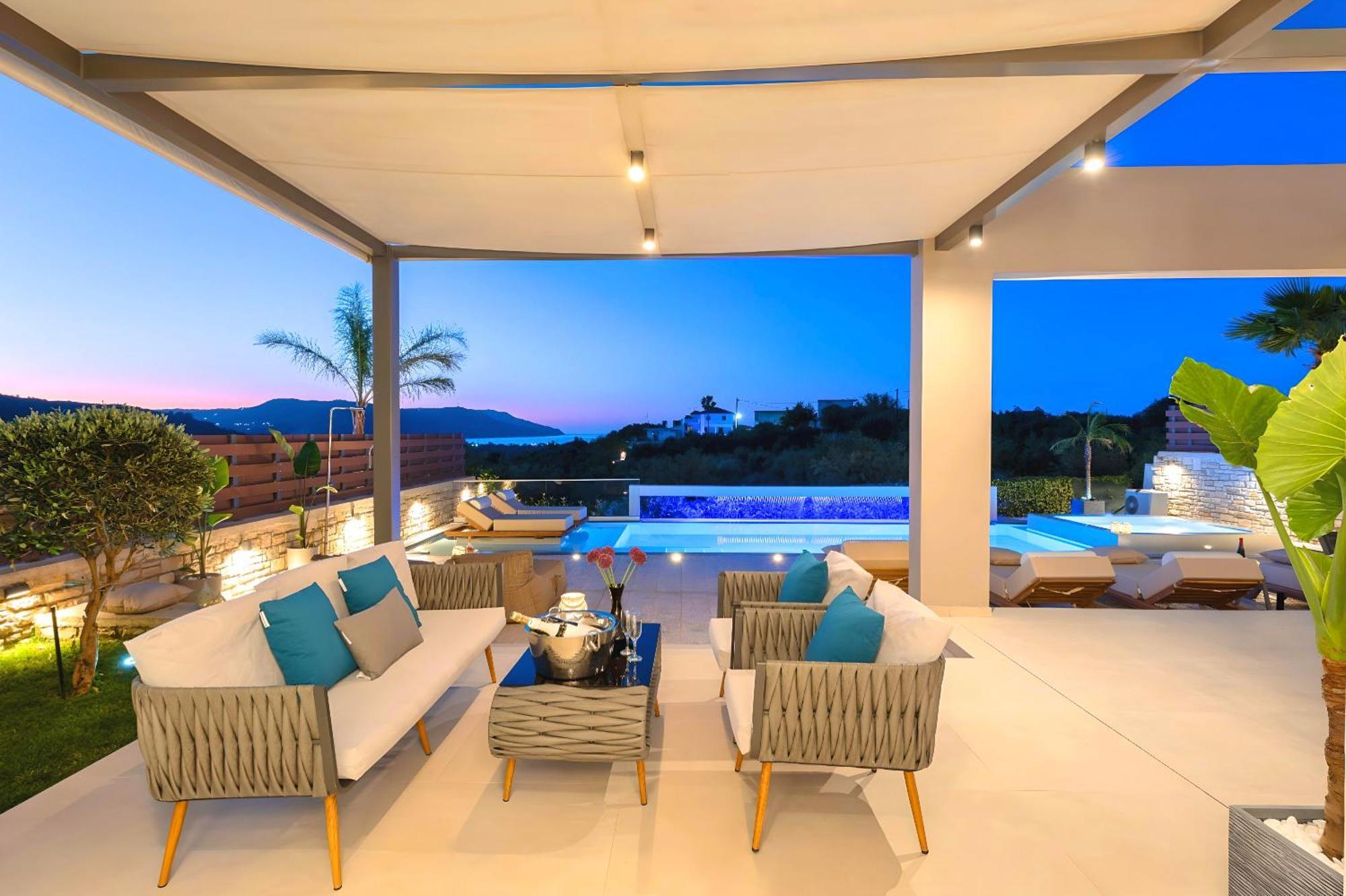 Minoas Villas Heated Pool Kournás 외부 사진
