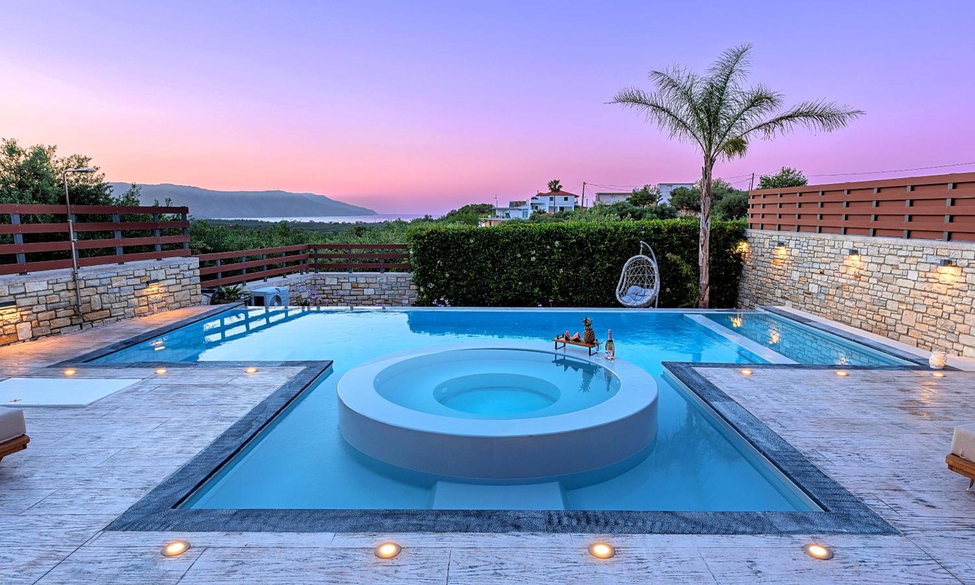 Minoas Villas Heated Pool Kournás 외부 사진