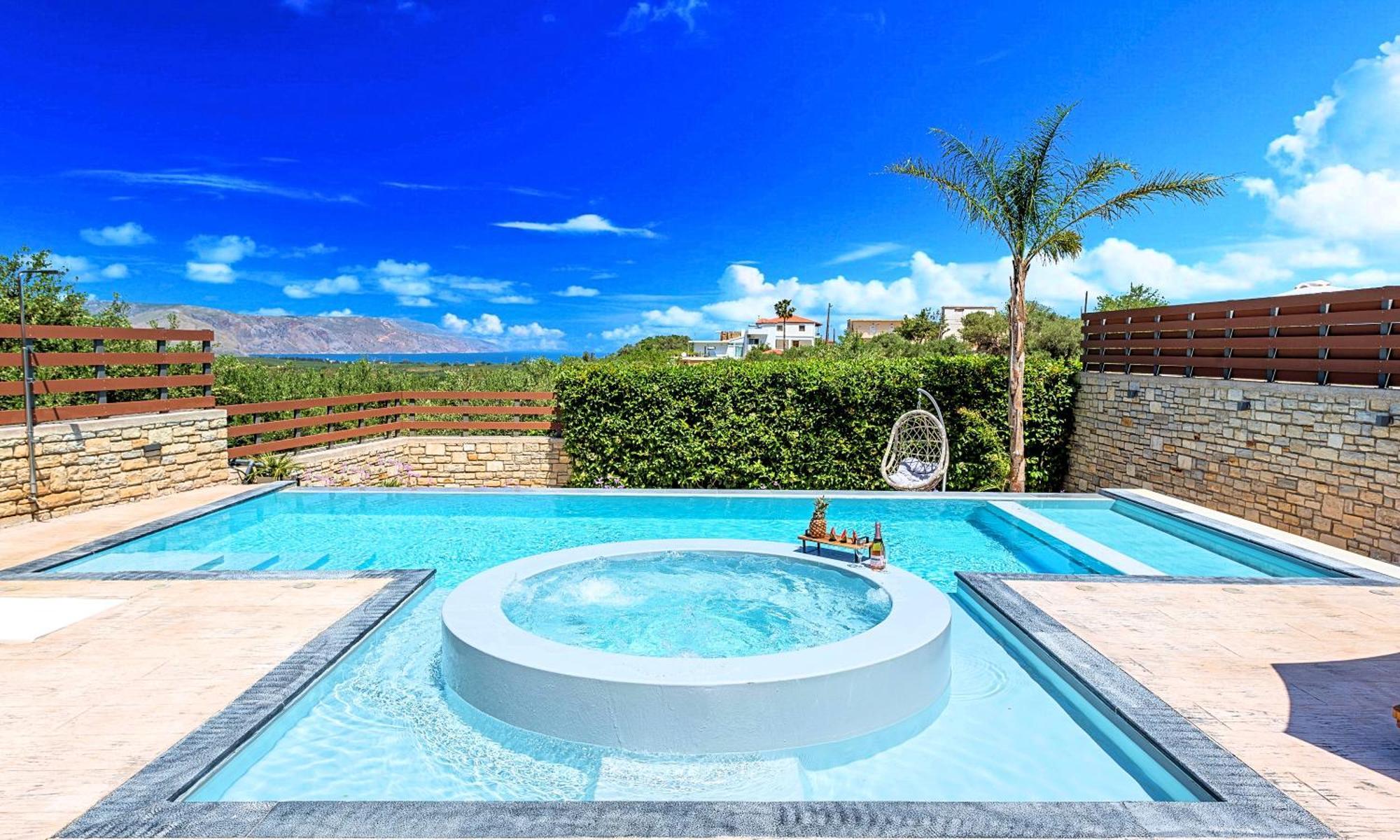 Minoas Villas Heated Pool Kournás 외부 사진