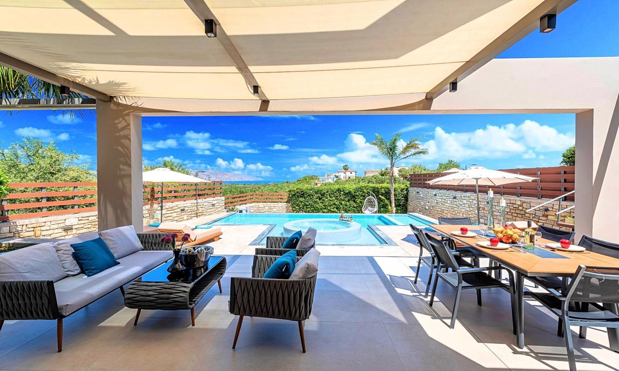 Minoas Villas Heated Pool Kournás 외부 사진
