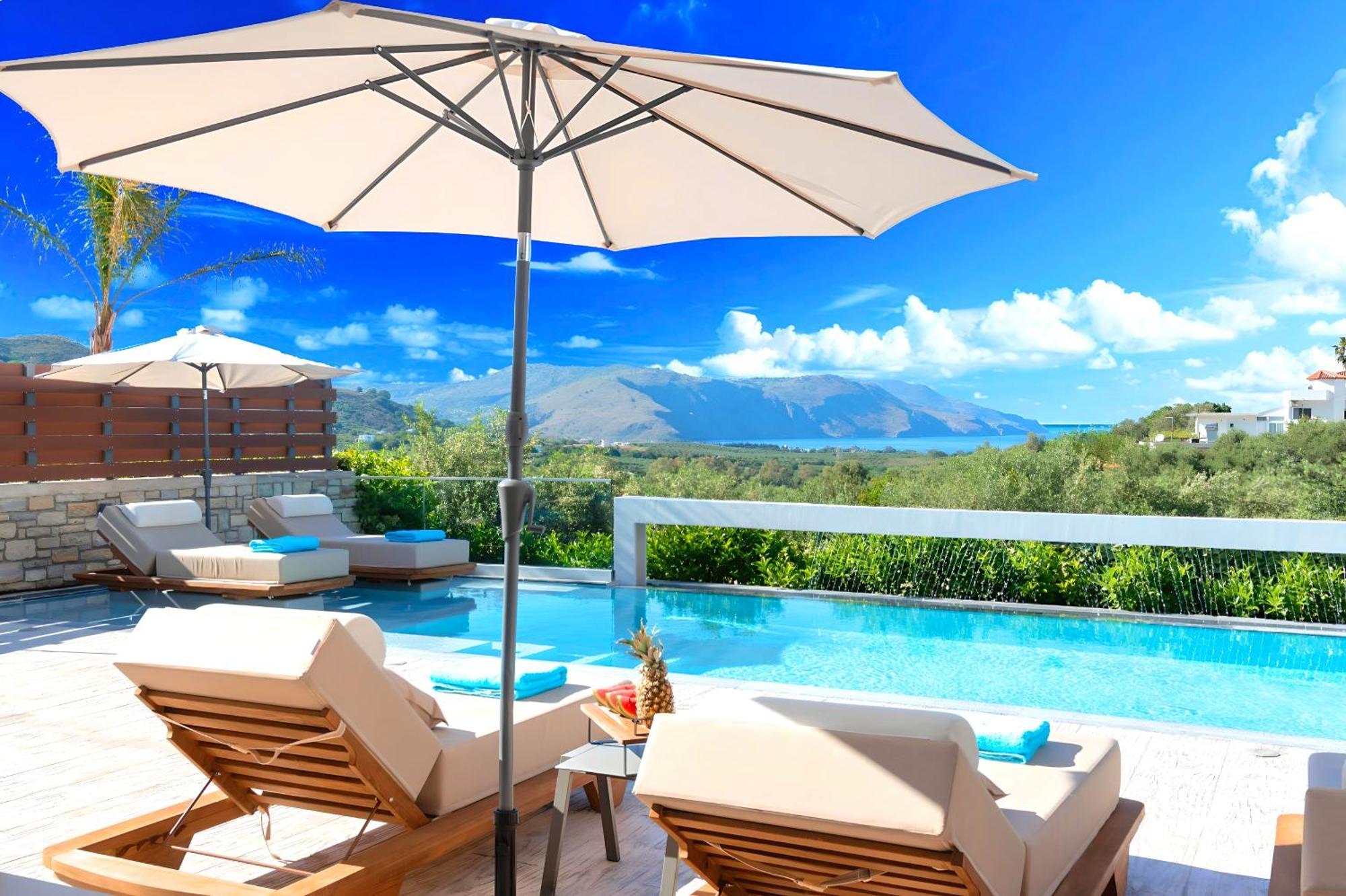 Minoas Villas Heated Pool Kournás 외부 사진